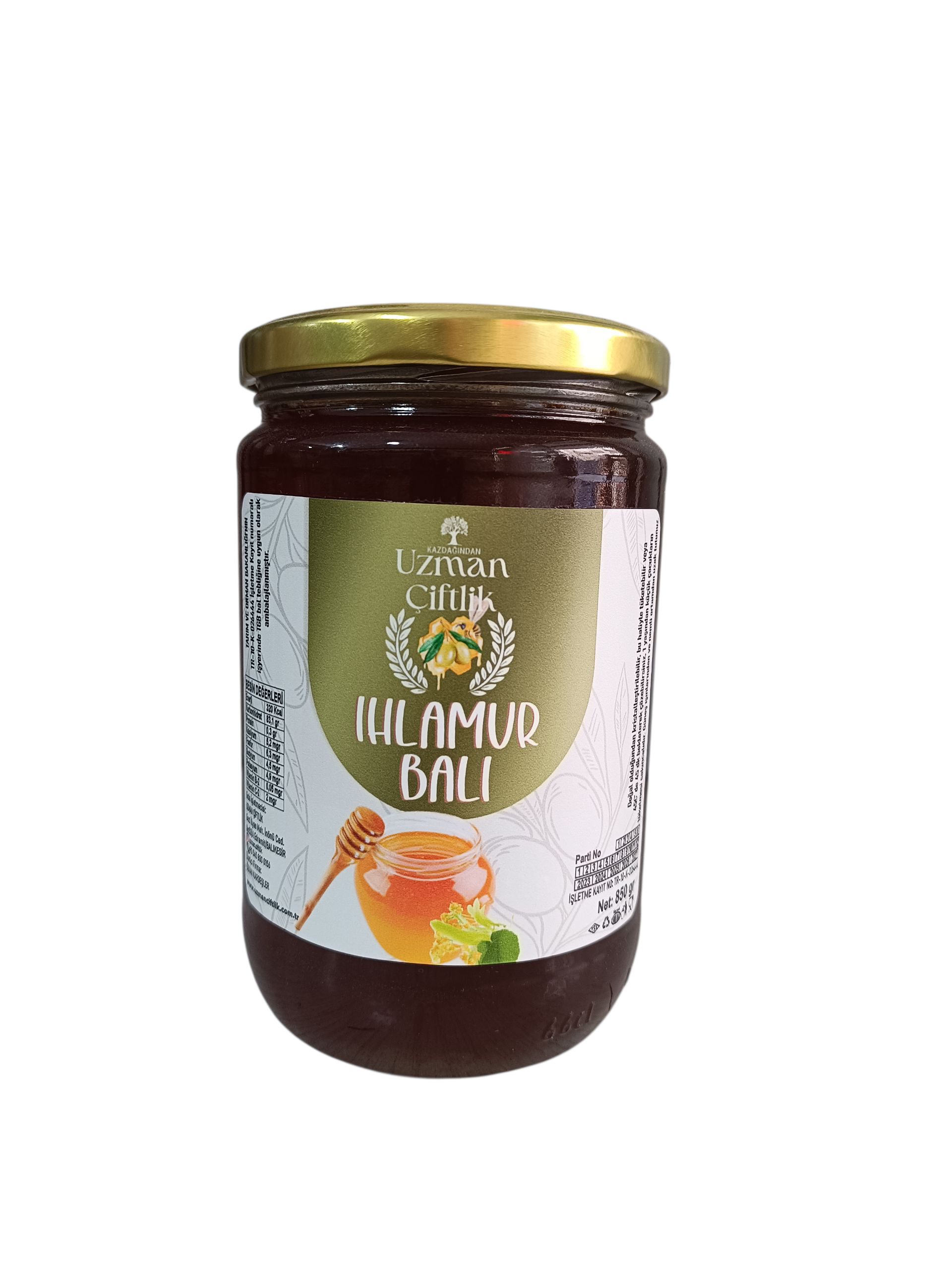 Kestane - Ihlamur Balı 850 Gr (Kazdağı B&ouml;lgesi)