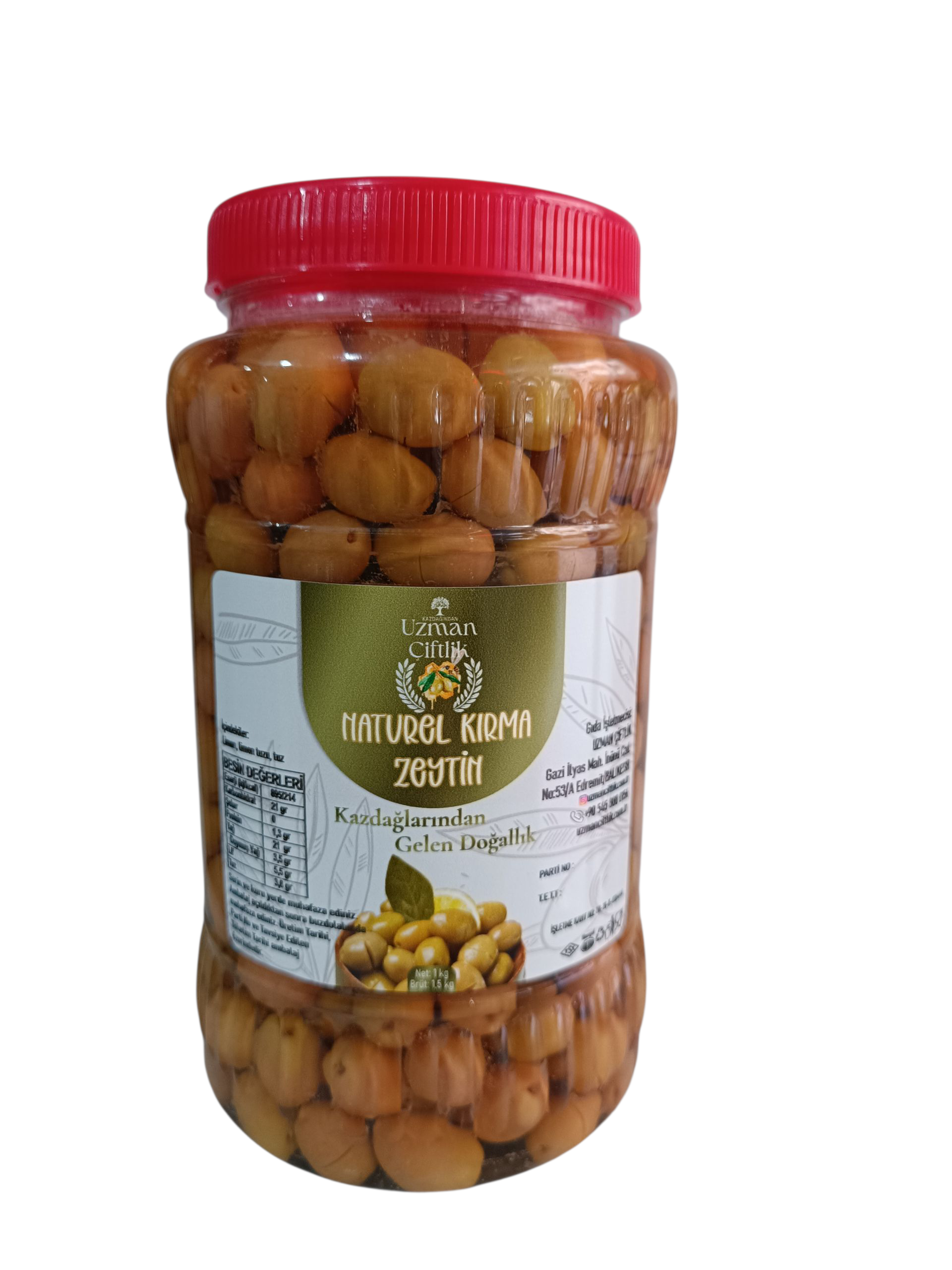 Limonlu Kırma Zeytin 1 Kg