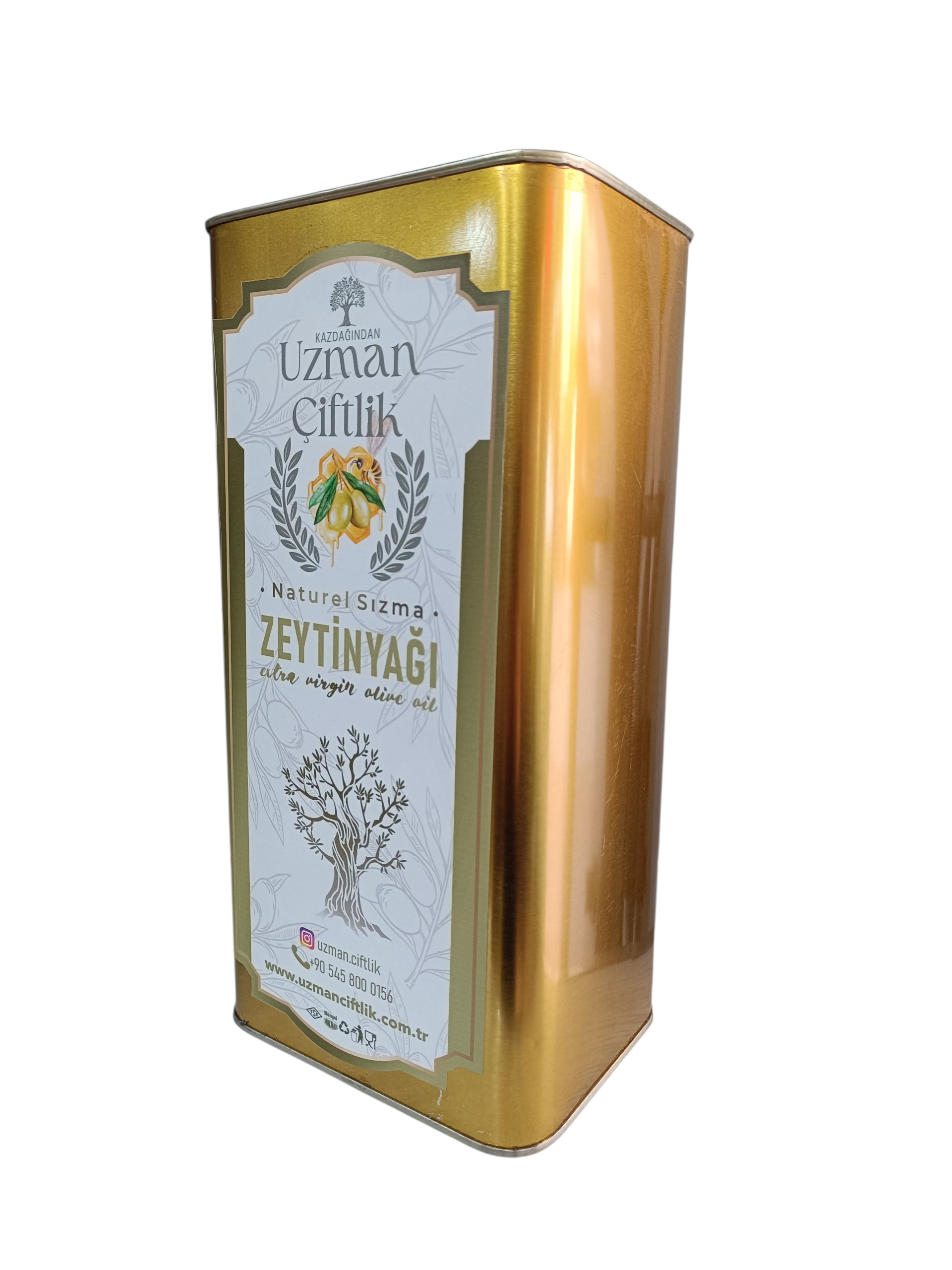 Nat&uuml;rel Sızma Zeytinyağı 5 Lt