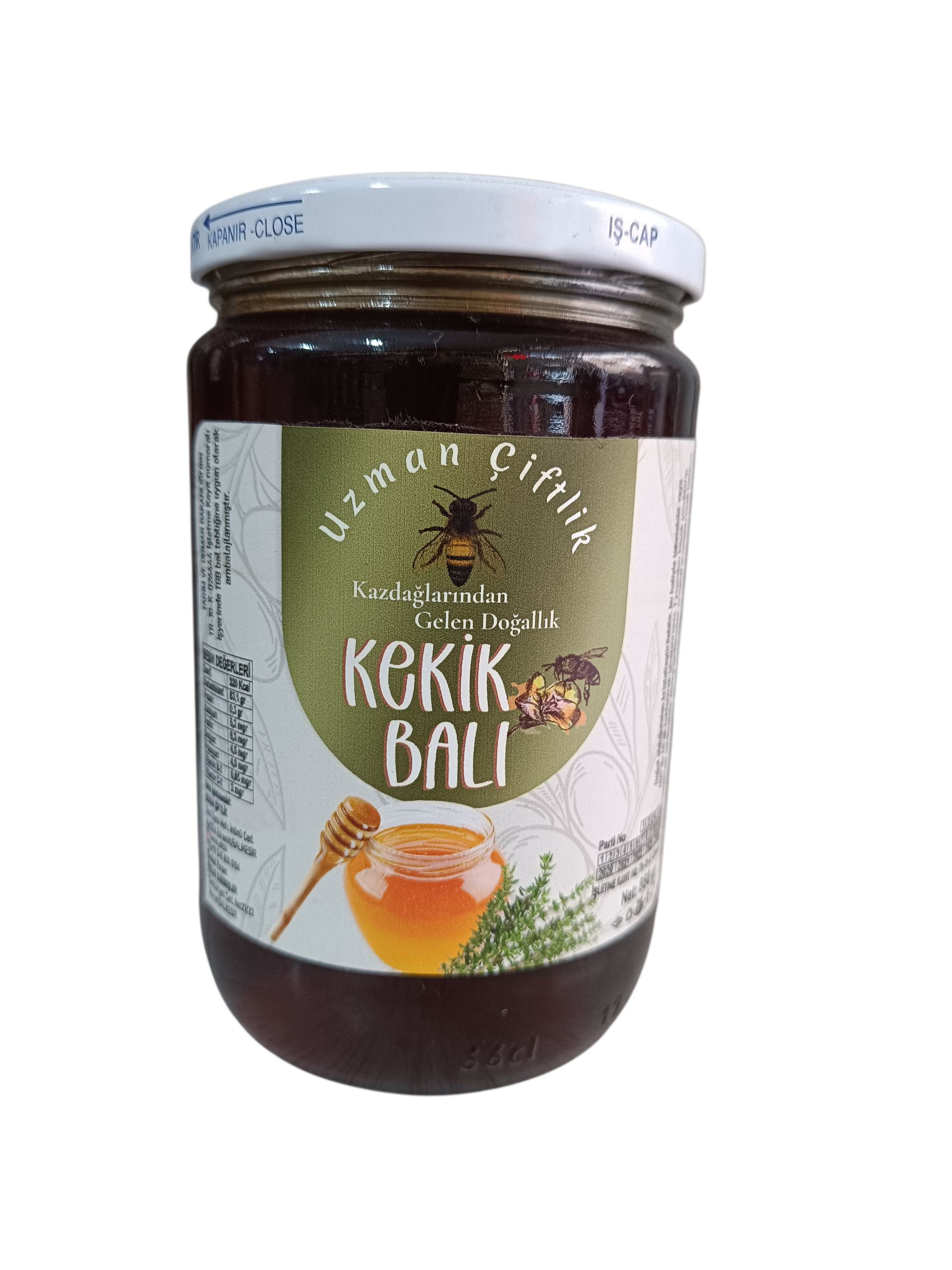 Kekik Balı 850 Gr (Kazdağı B&ouml;lgesi)